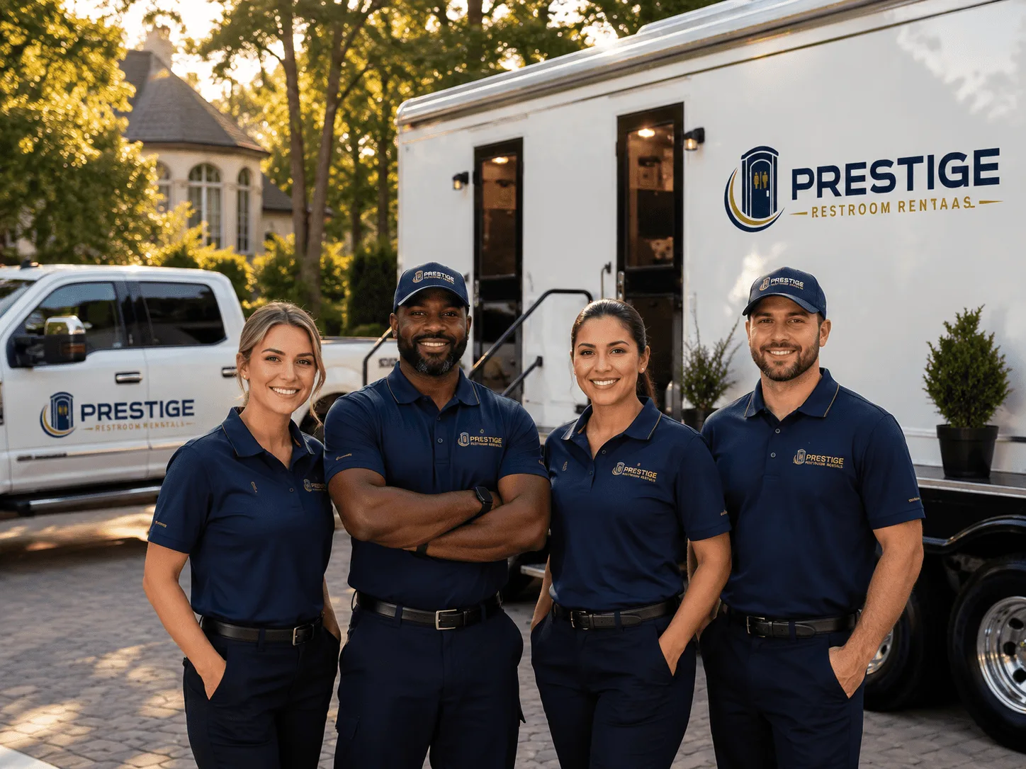 Trusted Luxury Portable Restrooms company in Sciota, IL